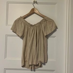 Cozy off the shoulder shirt